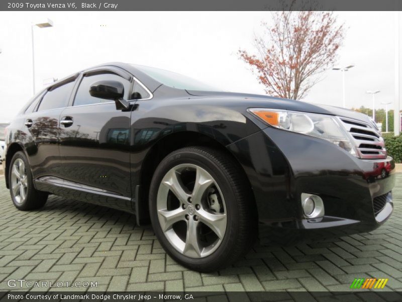 Black / Gray 2009 Toyota Venza V6