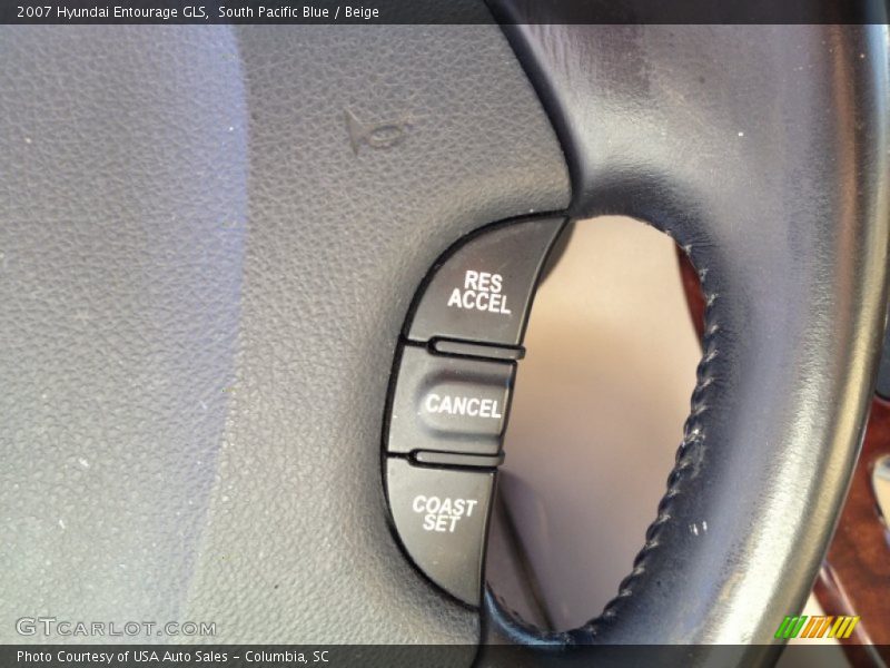South Pacific Blue / Beige 2007 Hyundai Entourage GLS