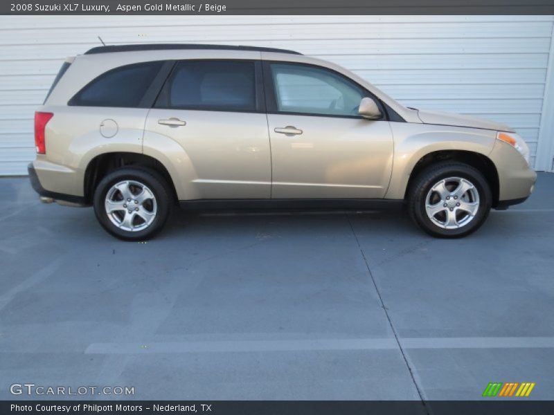 Aspen Gold Metallic / Beige 2008 Suzuki XL7 Luxury