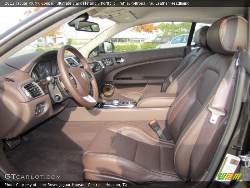  2013 XK XK Coupe Portfolio Truffle/Poltrona Frau Leather Headlining Interior