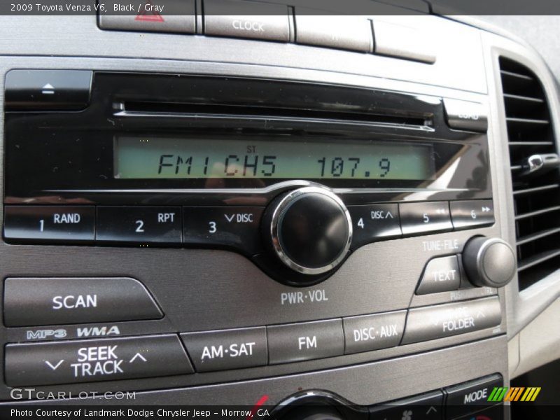 Black / Gray 2009 Toyota Venza V6