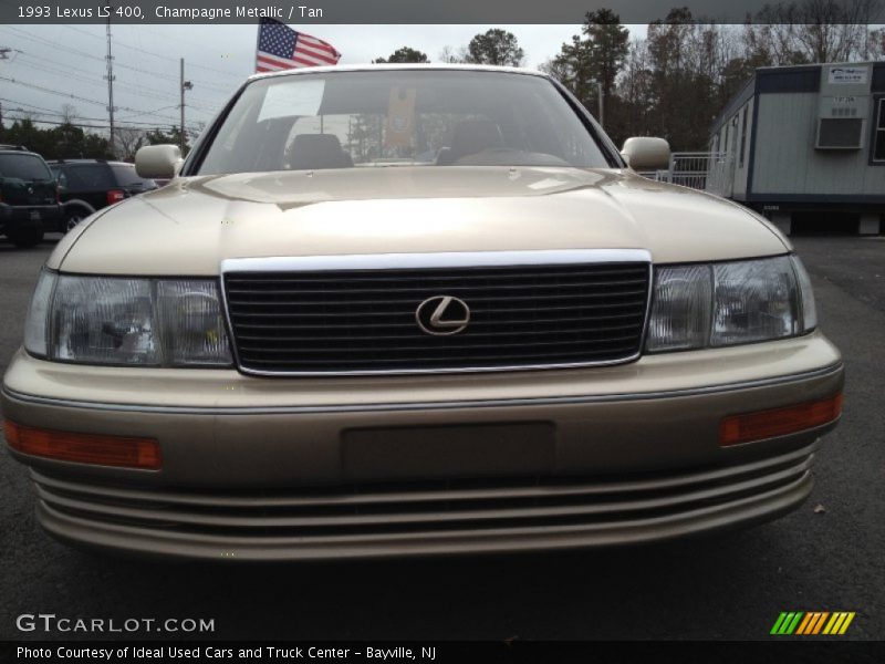 Champagne Metallic / Tan 1993 Lexus LS 400