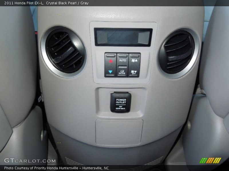 Crystal Black Pearl / Gray 2011 Honda Pilot EX-L