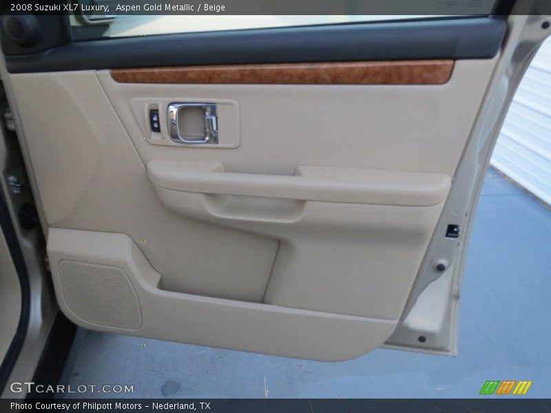 Aspen Gold Metallic / Beige 2008 Suzuki XL7 Luxury