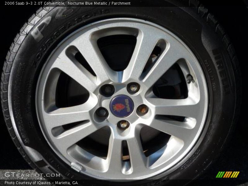 Nocturne Blue Metallic / Parchment 2006 Saab 9-3 2.0T Convertible