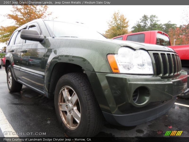 Jeep Green Metallic / Medium Slate Gray 2007 Jeep Grand Cherokee Laredo