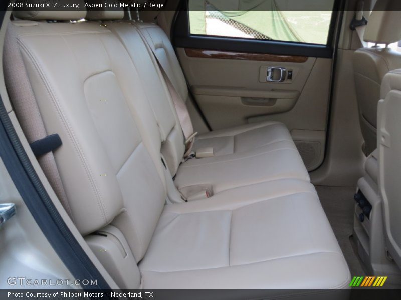 Aspen Gold Metallic / Beige 2008 Suzuki XL7 Luxury