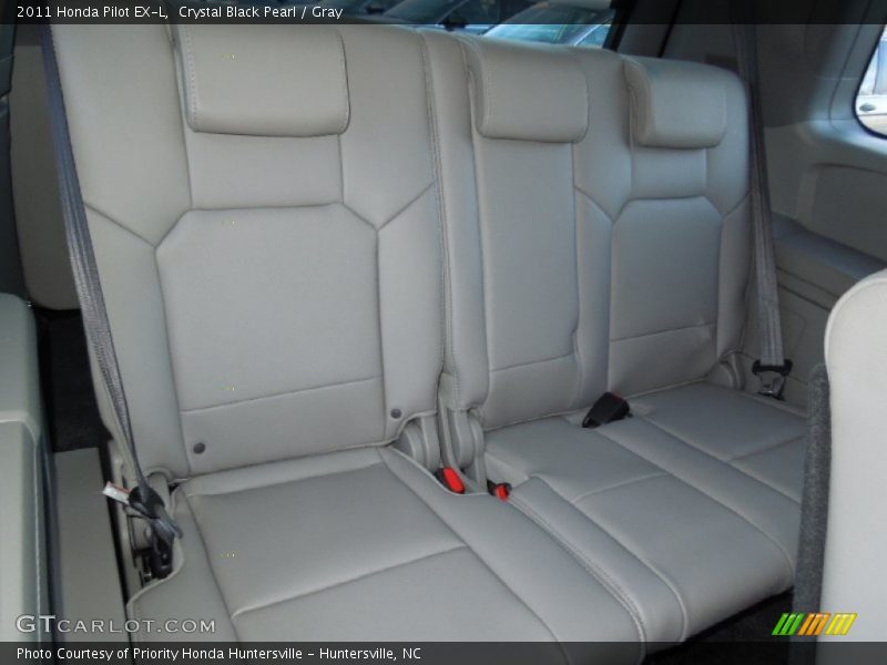Crystal Black Pearl / Gray 2011 Honda Pilot EX-L