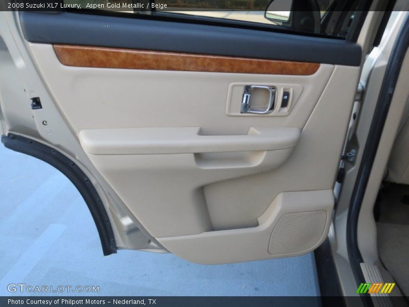 Aspen Gold Metallic / Beige 2008 Suzuki XL7 Luxury