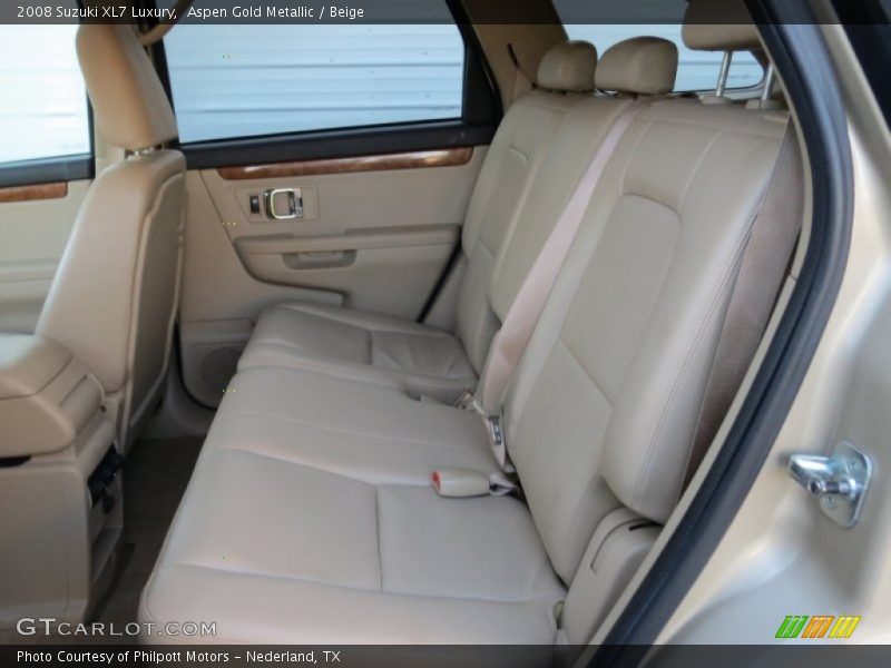 Aspen Gold Metallic / Beige 2008 Suzuki XL7 Luxury