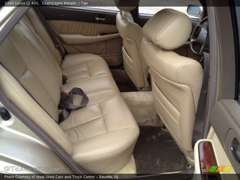 Rear Seat of 1993 LS 400
