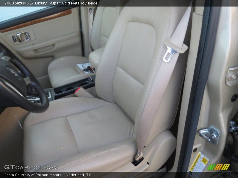 Aspen Gold Metallic / Beige 2008 Suzuki XL7 Luxury