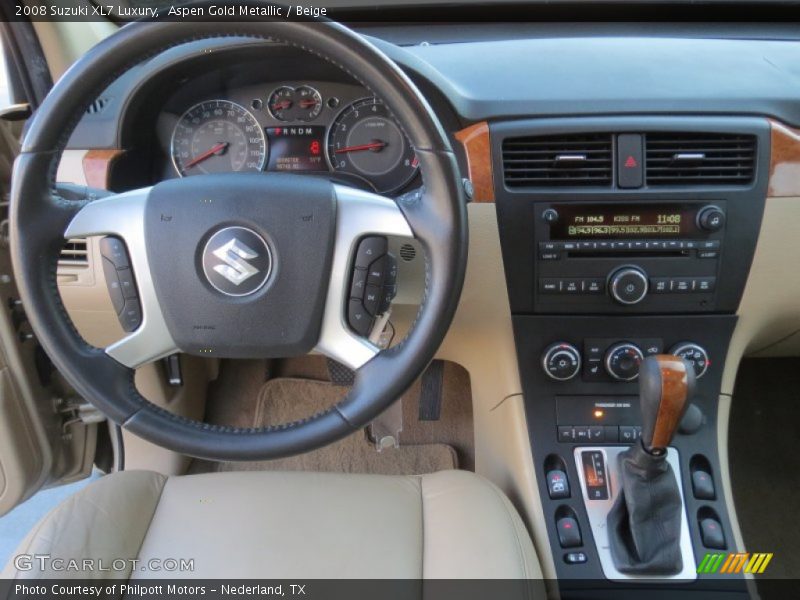 Aspen Gold Metallic / Beige 2008 Suzuki XL7 Luxury