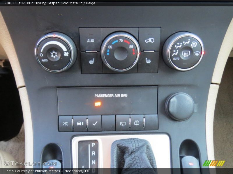 Aspen Gold Metallic / Beige 2008 Suzuki XL7 Luxury