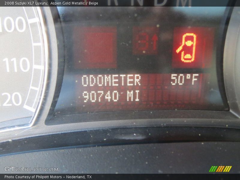 Aspen Gold Metallic / Beige 2008 Suzuki XL7 Luxury