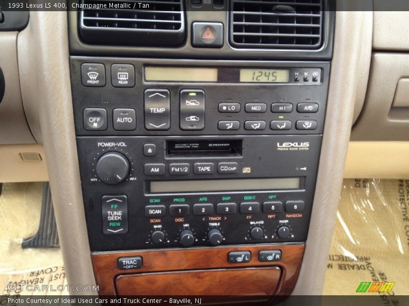 Controls of 1993 LS 400