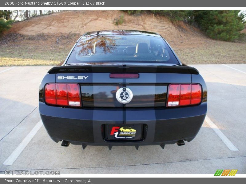 Black / Black 2008 Ford Mustang Shelby GT500 Coupe