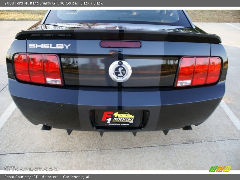 Black / Black 2008 Ford Mustang Shelby GT500 Coupe