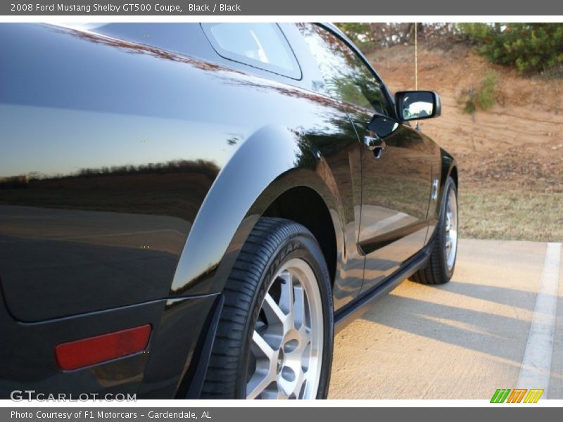 Black / Black 2008 Ford Mustang Shelby GT500 Coupe