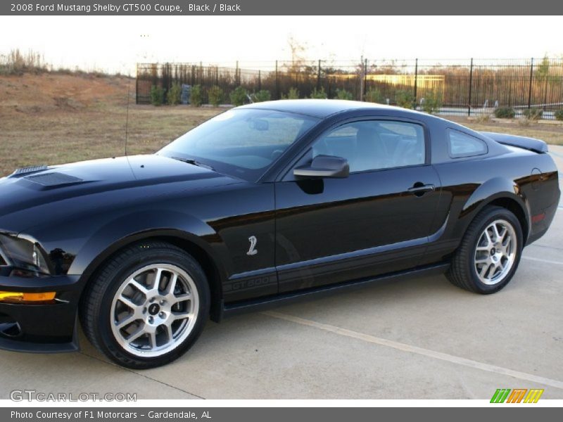 Black / Black 2008 Ford Mustang Shelby GT500 Coupe