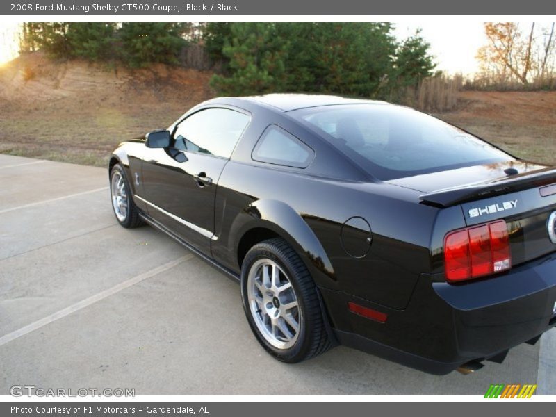 Black / Black 2008 Ford Mustang Shelby GT500 Coupe