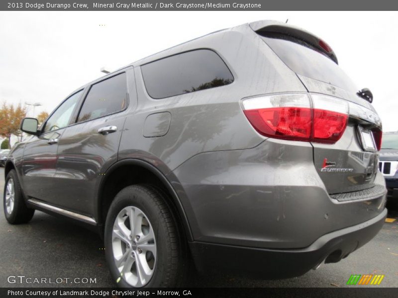 Mineral Gray Metallic / Dark Graystone/Medium Graystone 2013 Dodge Durango Crew