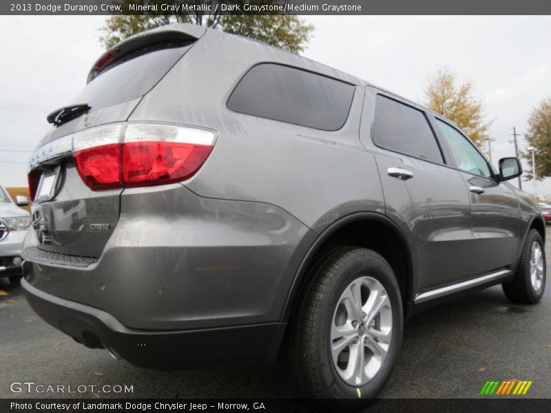Mineral Gray Metallic / Dark Graystone/Medium Graystone 2013 Dodge Durango Crew