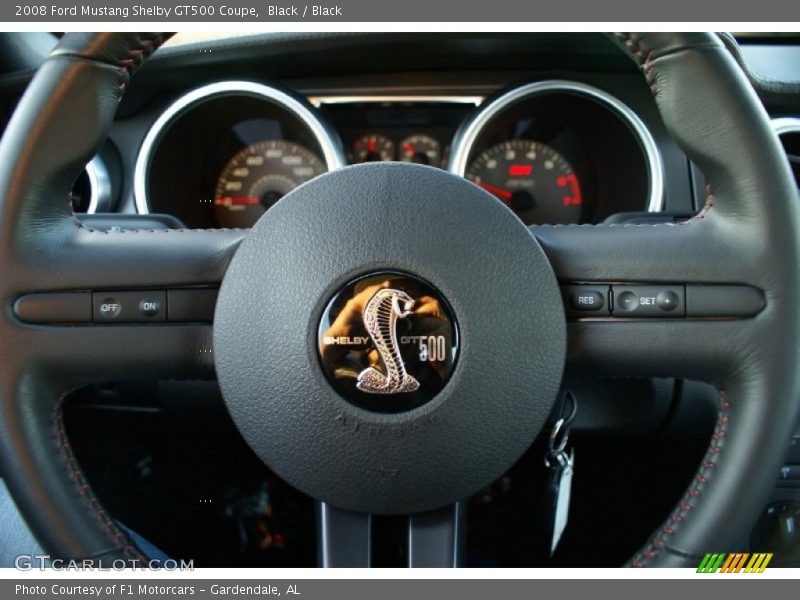 Black / Black 2008 Ford Mustang Shelby GT500 Coupe