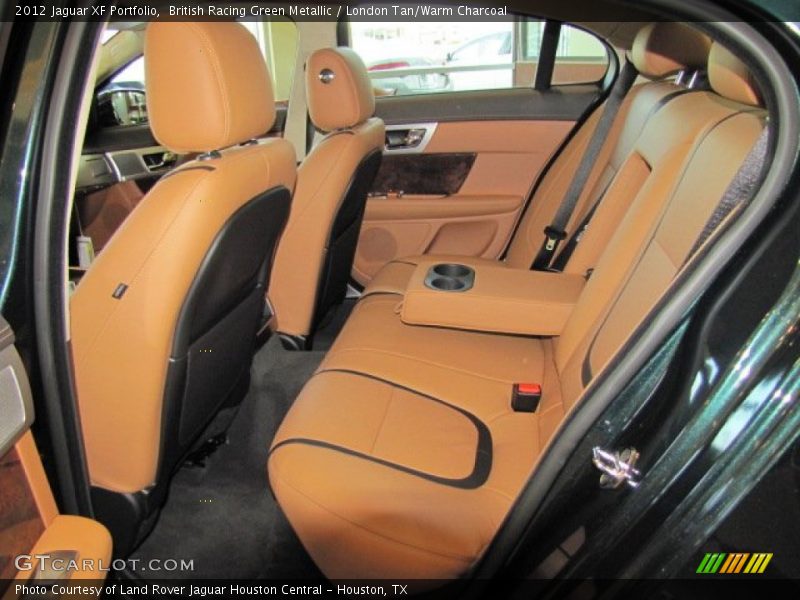 British Racing Green Metallic / London Tan/Warm Charcoal 2012 Jaguar XF Portfolio