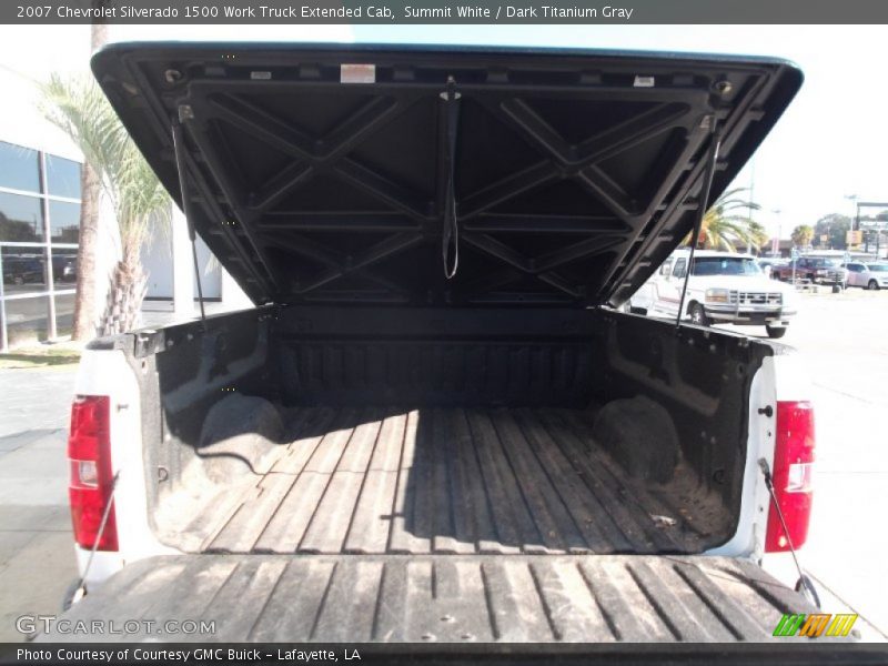 Summit White / Dark Titanium Gray 2007 Chevrolet Silverado 1500 Work Truck Extended Cab