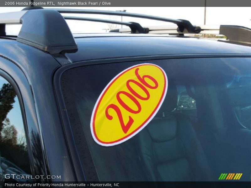 Nighthawk Black Pearl / Olive 2006 Honda Ridgeline RTL