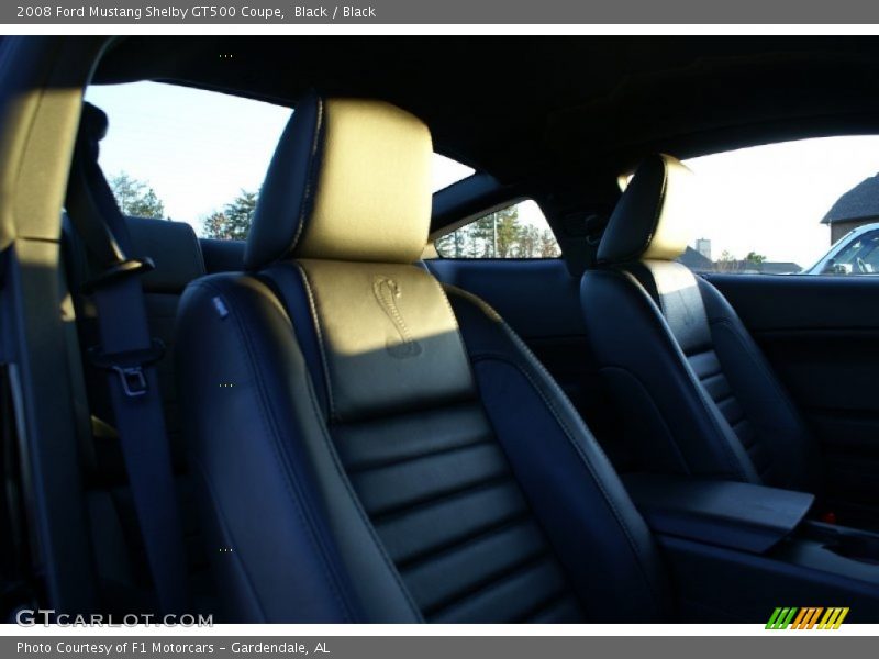 Black / Black 2008 Ford Mustang Shelby GT500 Coupe