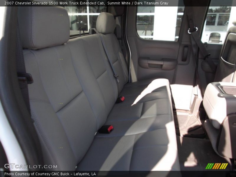 Summit White / Dark Titanium Gray 2007 Chevrolet Silverado 1500 Work Truck Extended Cab
