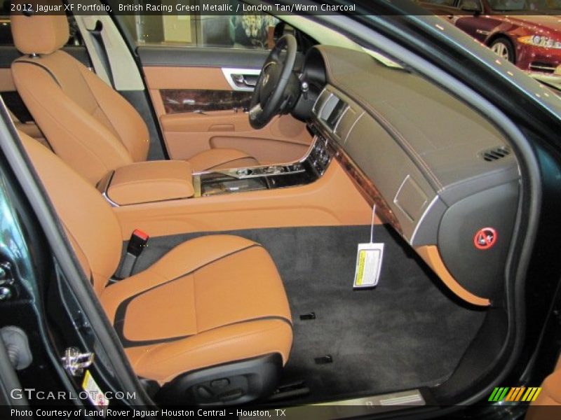 British Racing Green Metallic / London Tan/Warm Charcoal 2012 Jaguar XF Portfolio