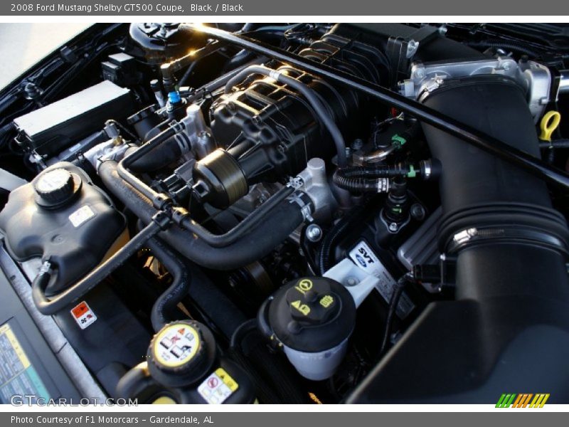 Black / Black 2008 Ford Mustang Shelby GT500 Coupe