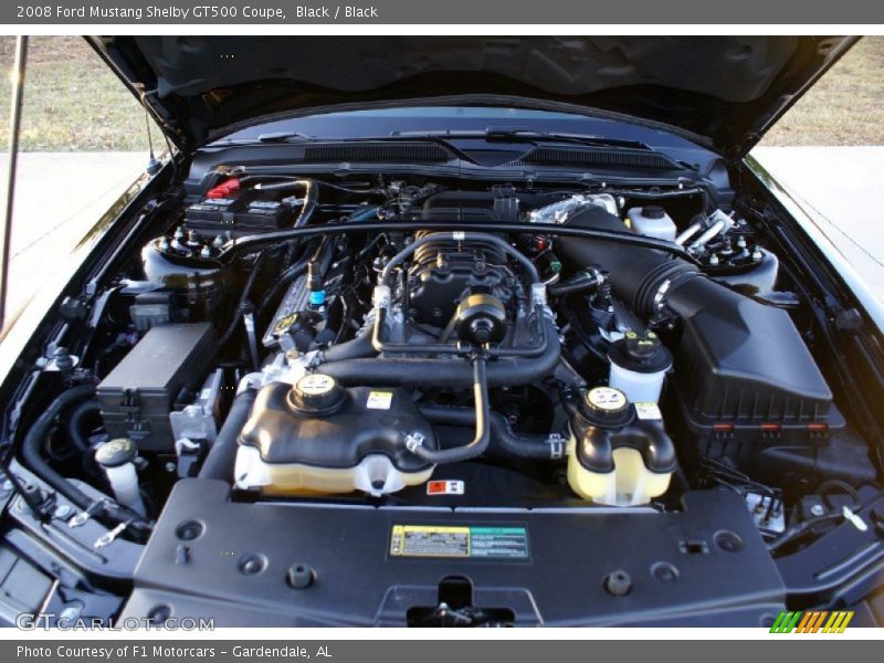 Black / Black 2008 Ford Mustang Shelby GT500 Coupe