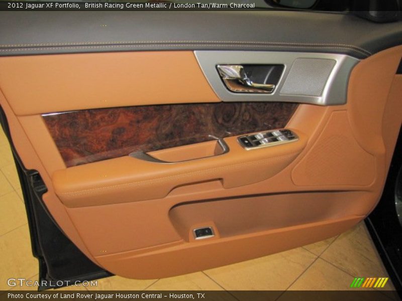 British Racing Green Metallic / London Tan/Warm Charcoal 2012 Jaguar XF Portfolio