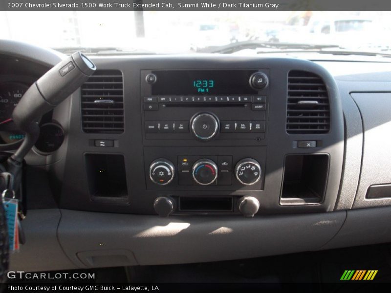 Summit White / Dark Titanium Gray 2007 Chevrolet Silverado 1500 Work Truck Extended Cab