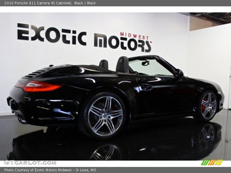 Black / Black 2010 Porsche 911 Carrera 4S Cabriolet