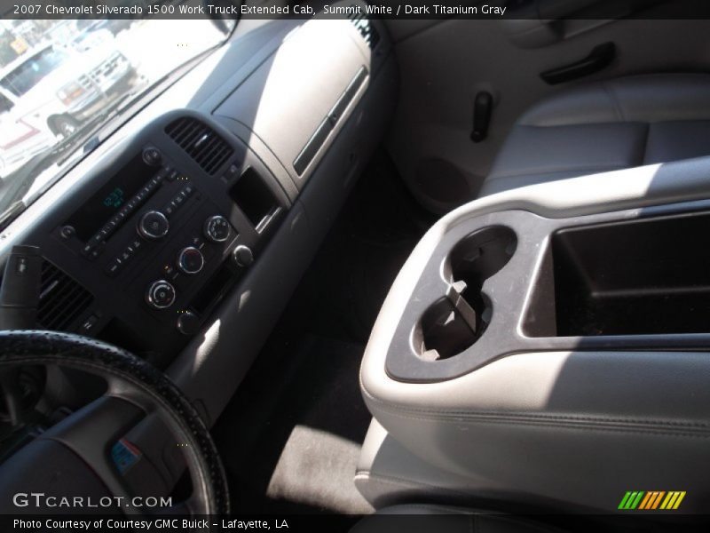 Summit White / Dark Titanium Gray 2007 Chevrolet Silverado 1500 Work Truck Extended Cab