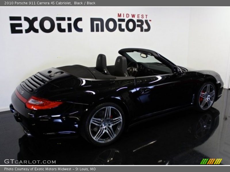 Black / Black 2010 Porsche 911 Carrera 4S Cabriolet