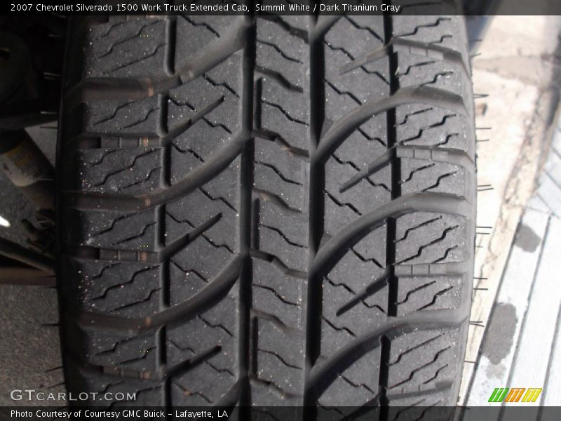 Summit White / Dark Titanium Gray 2007 Chevrolet Silverado 1500 Work Truck Extended Cab