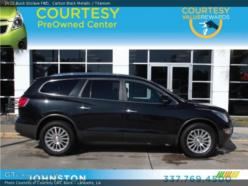 Carbon Black Metallic / Titanium 2012 Buick Enclave FWD