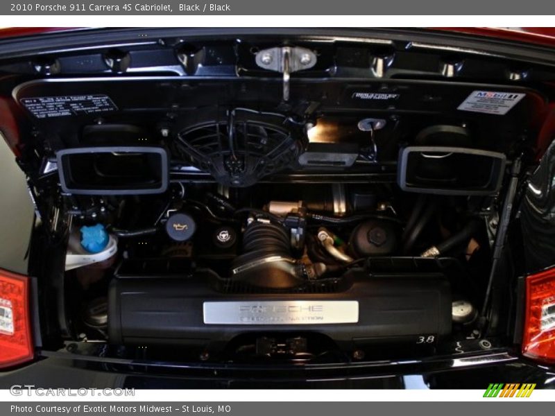 Black / Black 2010 Porsche 911 Carrera 4S Cabriolet
