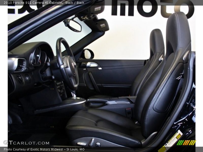  2010 911 Carrera 4S Cabriolet Black Interior