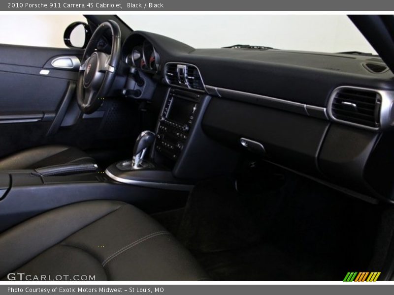 Black / Black 2010 Porsche 911 Carrera 4S Cabriolet
