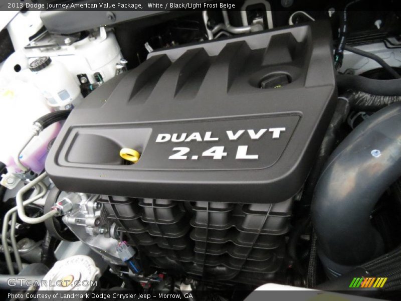 White / Black/Light Frost Beige 2013 Dodge Journey American Value Package