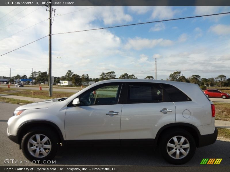 Bright Silver / Black 2011 Kia Sorento LX