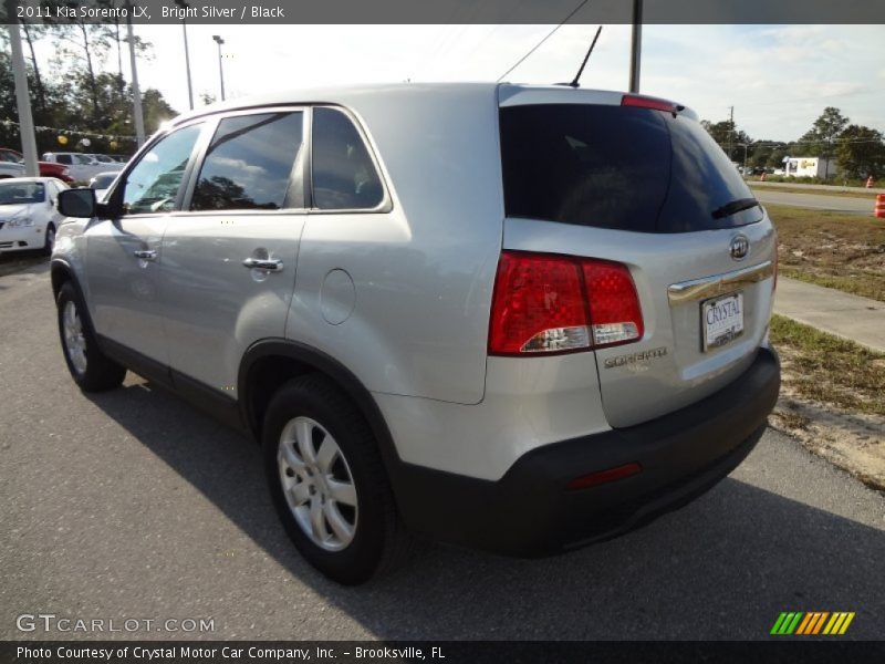 Bright Silver / Black 2011 Kia Sorento LX