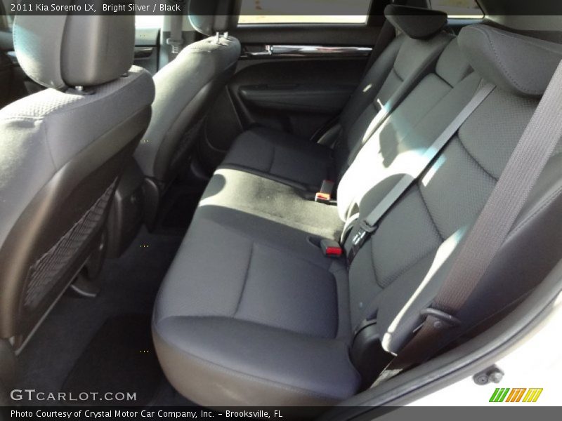 Bright Silver / Black 2011 Kia Sorento LX